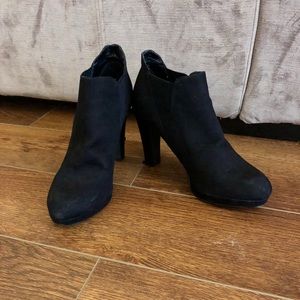 Impo brand black heel booties
